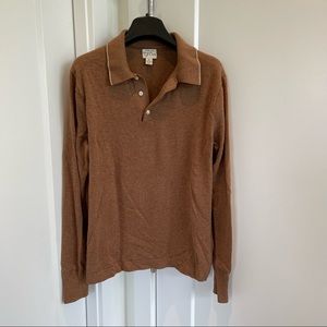 Men’s J.Crew Long Sleeve Silk Polo